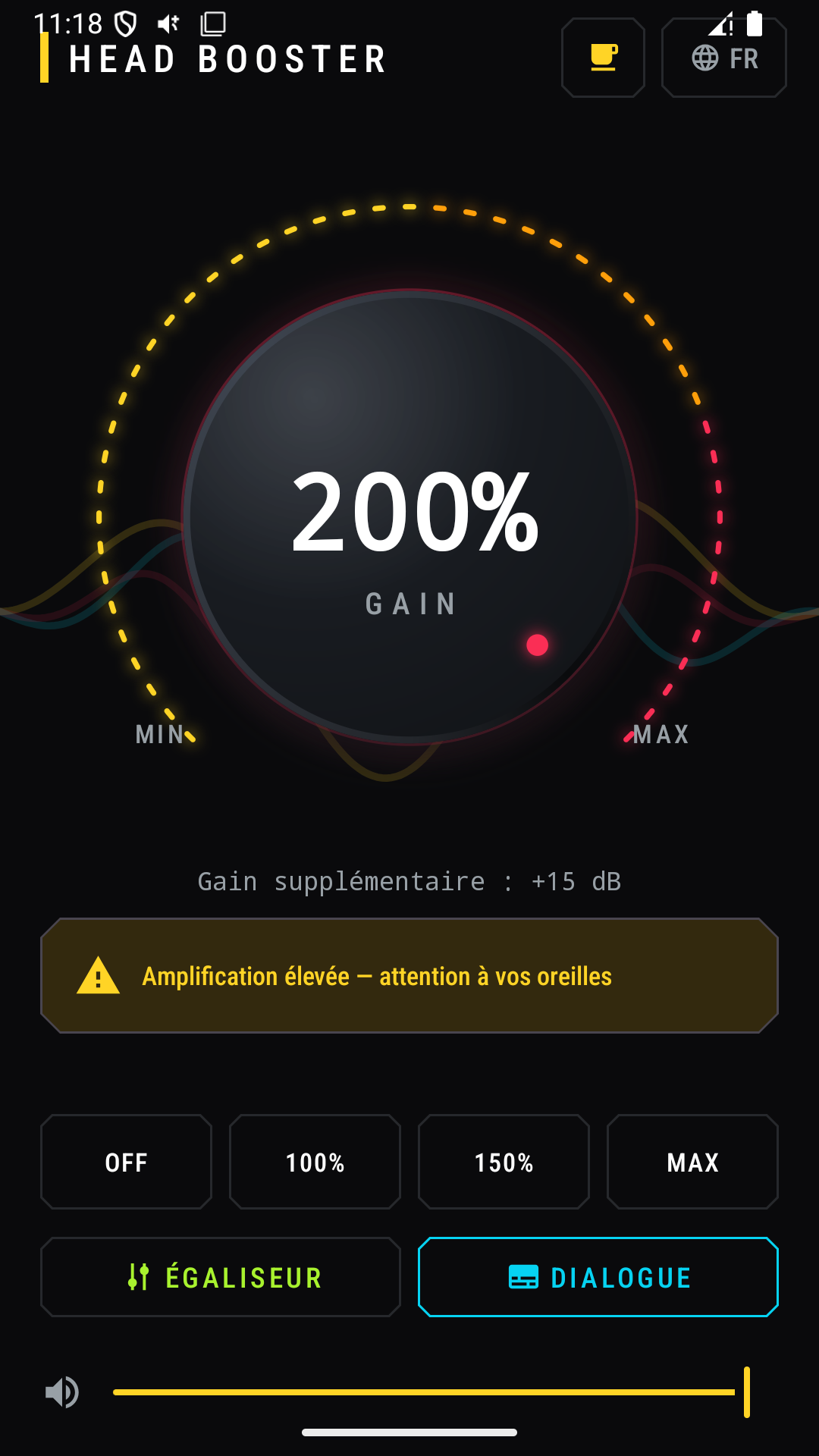 Head Booster - Ampli de volume