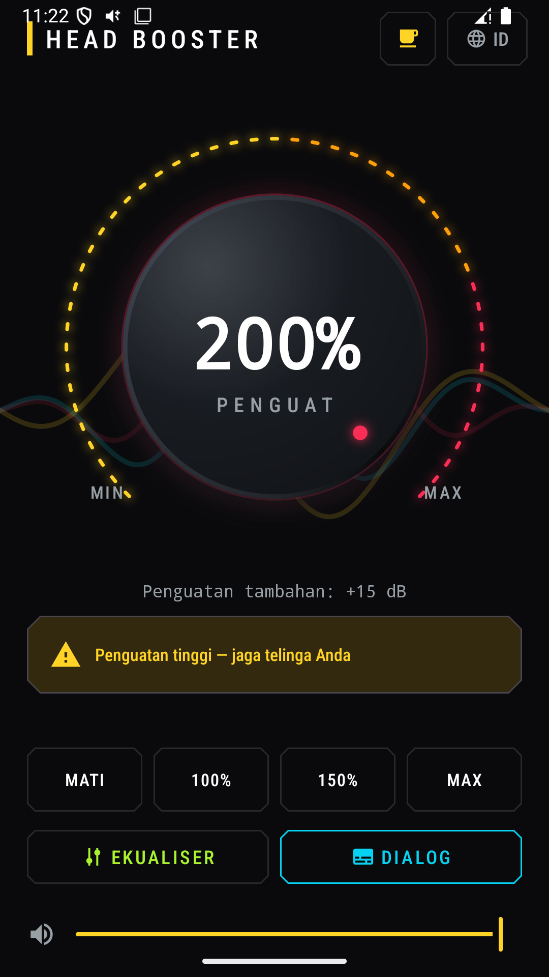 Head Booster - Penguat Volume