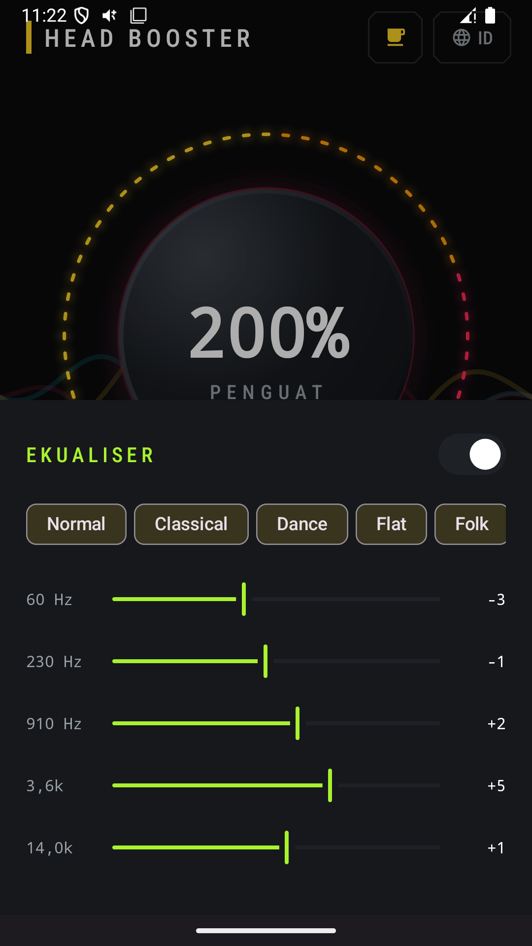 Head Booster - Penguat Volume