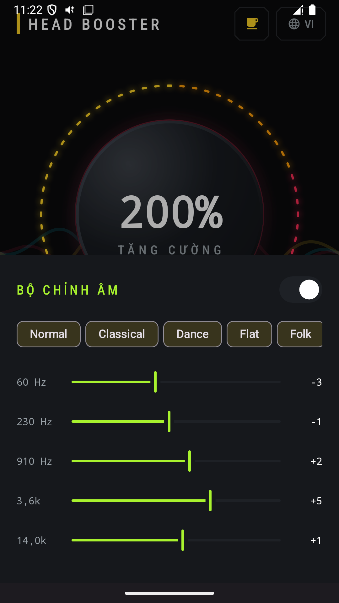 Head Booster - Tăng âm lượng