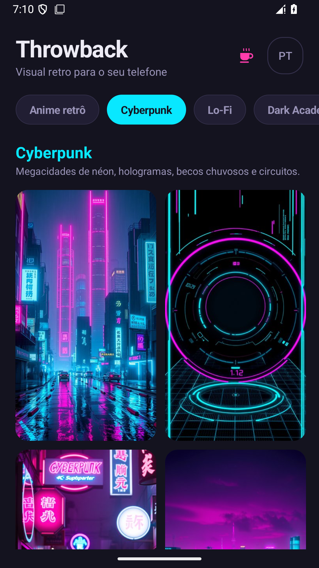 Throwback – Temas Retrô